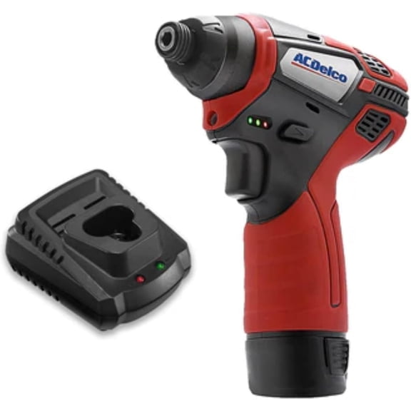 ACDelco ARI12105P G12 Series 12V Cordless Li-ion ¼” 82 ft-lbs. Impact Driver Tool Kit with one Batteries