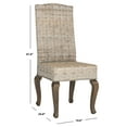 thumbnail image 4 of SAFAVIEH Milos 18''H Wicker Dining Chair White Washed, 4 of 7