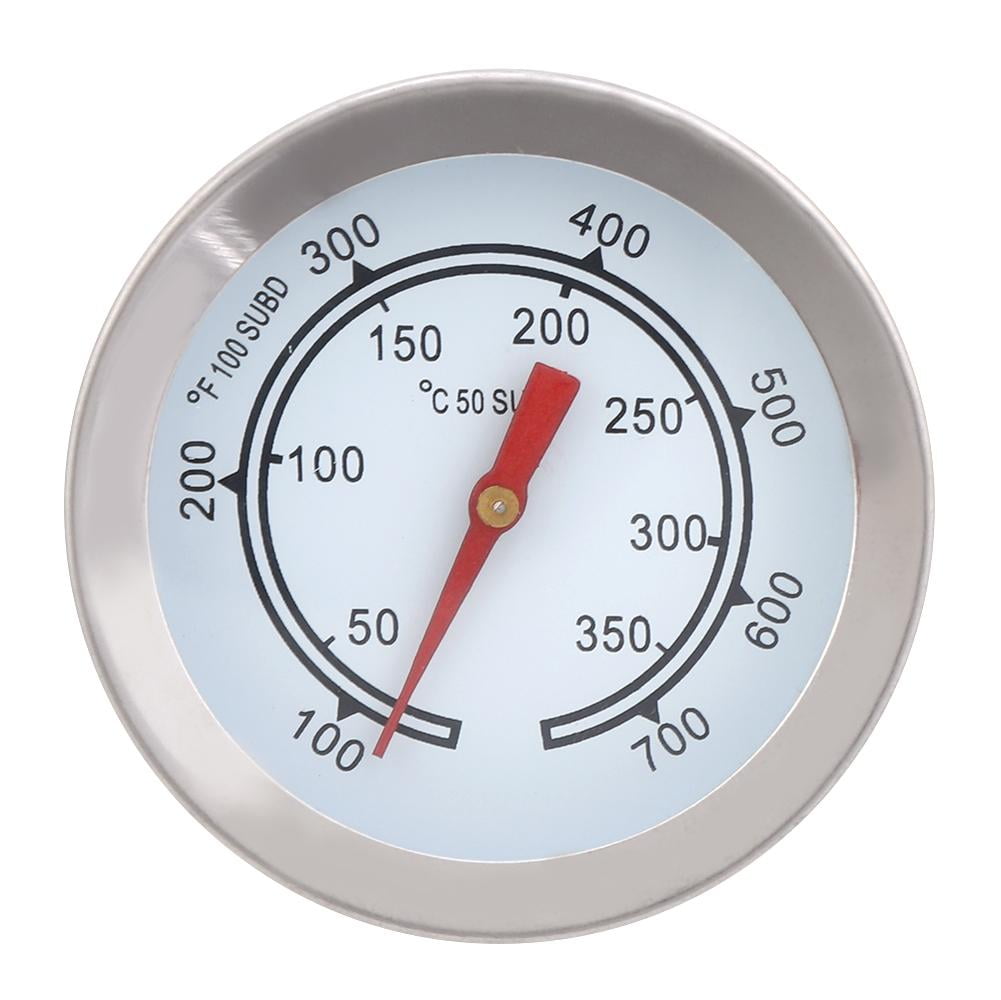 Thermometer, Temp Gauge, Stainless Steel Outdoor Use For Grill For BBQ
