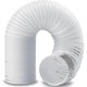 thumbnail image 1 of Air Conditioner Hose, Diameter 150mm Flexible Pvc Drain Hose Ventilation Tube 2m Length Universal Hose, 1 of 3