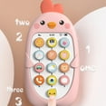 thumbnail image 3 of Kid Phone Toy Educational Learning Cartoon Chick Pink, 3 of 8