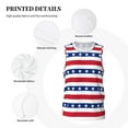 thumbnail image 6 of Easygdp American Patriotic Stars And Stripes Men's Mesh Basketball Jersey Quick Drying Sleeveless Shirts Fitted Muscle Tank Tops Sport Round Neck T-Shirt - Small, 6 of 9
