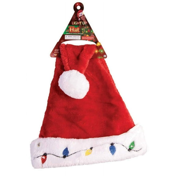 Light UP Santa Hat