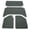 Black, variant on DEI 050139 2011-2015 4-Door Jeep Wrangler Sound Deadening Headliner- Gray - 4 Piece