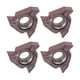 thumbnail image 5 of Cuchillas de inserción de carburo de roscado, 10 piezas de insertos de roscado Portaherramientas de roscado CNC Hoja de inserción de carburo Estética elegante, 5 of 12