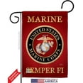 thumbnail image 2 of Breeze Decor 58057 Military Marine Corps 2-Sided Impression Garden Flag - 13 x 18.5 in., 2 of 7