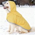 thumbnail image 4 of GOOHOCHY Abrigo Impermeable Para Perros Con Capucha Reflectante Color Amarillo Ajustable Para Caminatas Nocturnas, 4 of 6