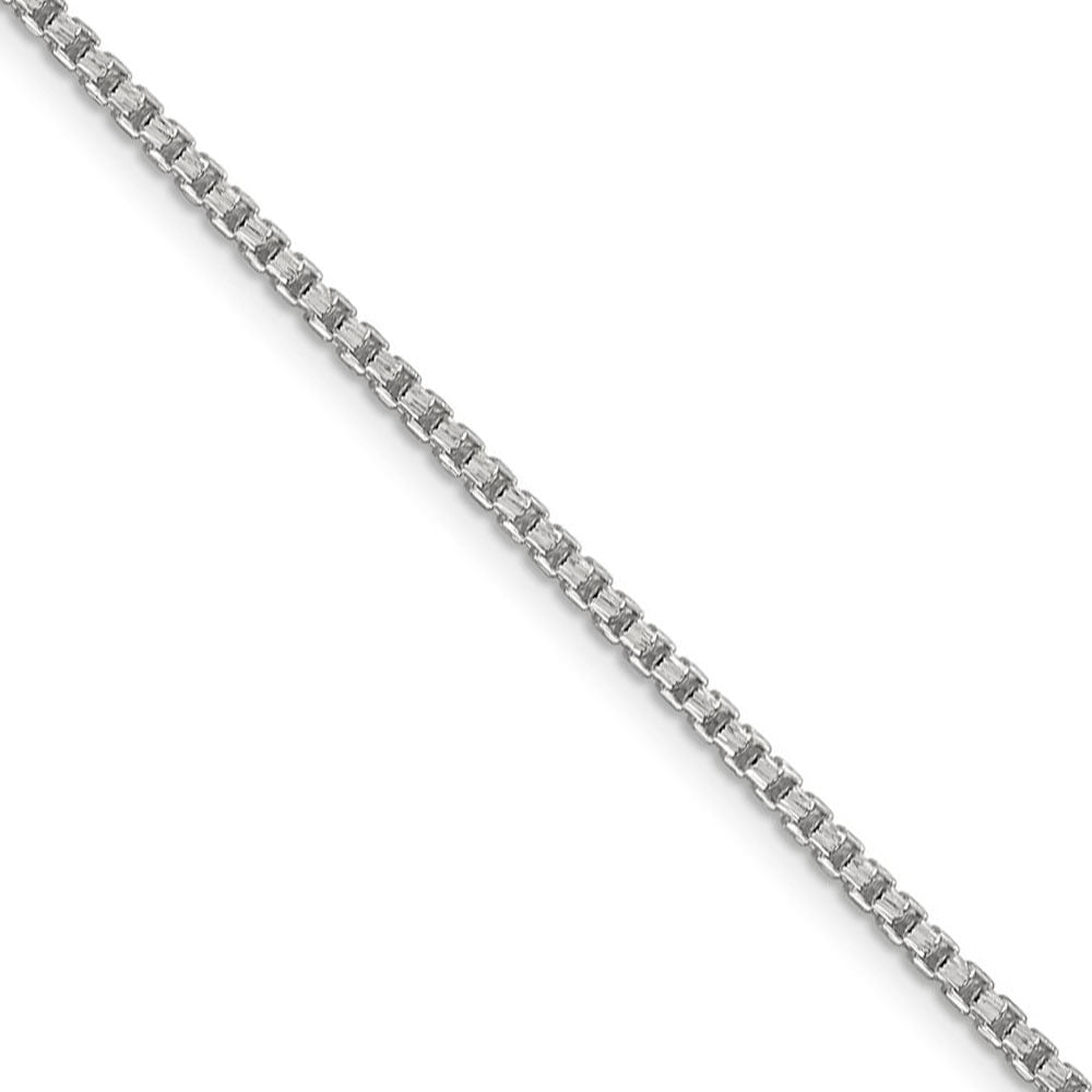 Solid Round Box Chain Necklace, 20 Inch 