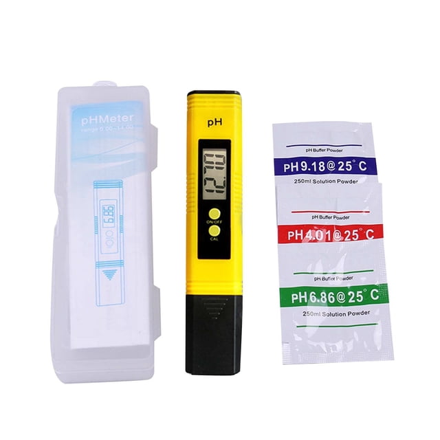 PH Meter Digital PH Meter PH Meter for Water PH Tester 0.01 PH High Accuracy Water Quality Tester with 0 14 PH Measurement Range PH Meter for Household Drinking Water Aquarium