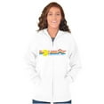 thumbnail image 4 of PACMAN Retro 80s Arcade Game Classic Unisex Plus Size Zip Hoodie Brisco Brands 4X, 4 of 6