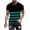 Mint Green, variant on Maean Men's Striped Tee Short Sleeve T Shirt Crew Neck Color Block Casual Summer Tshirts Tops
