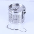 thumbnail image 4 of Stainless Steel Tiny Holes Spice Infuser Soup Straining Basket Seasoning Ball Filtering Tool Kitchen Gadget (Large Size), 4 of 8