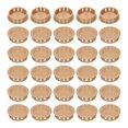 thumbnail image 1 of Uxcell 30Pcs 35mm/1.4in Válvulas de aire redondas Soffit, Cubierta de ventilación Soffit naranja para baño, 1 of 5