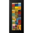 thumbnail image 2 of Calkins, Michelle 7x14 Black Modern Framed Museum Art Print Titled - Color Panels with Water and Waves, 2 of 5