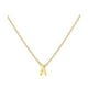 thumbnail image 1 of Un collar de oro con las iniciales de un nombre femenino de moda es un regalo para adolescentes femeninas, 1 of 5