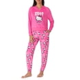 thumbnail image 2 of Richard Leeds International Womens Hello Kitty Matching 2 Piece Long Sleeve Pajama Top & PJs Jogger Pants Set with Pockets - Soft & Cozy Sleep & Loungewear Pajamas Sets for Women, Pink, XL, 2 of 7