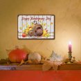 thumbnail image 6 of 1pc Metal Tin Sign Happy Thanksgiving Funny Turkey Hanging Wall Art Decor Vintage Painting Plaques with Quotes for Party Farmhouse Home Bedroom Office Cafe Pub Bar Holiday Ornament 12 x 8inch, 6 of 7