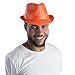 thumbnail image 3 of Dress Up America 916 Sequined Fedora Hat, Orange, 3 of 4
