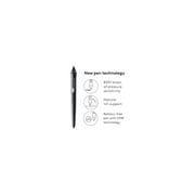 Wacom Cintiq Pro 24 4K UHD IPS Graphics Drawing Tablet, 8192 Pressure Sensitivity, USB-C, Black