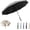 Gray + 41.34inch, variant on Reverse Umbrella – Windproof Automatic Folding Umbrella with Reflective Trim, UV Protection, Reinforced Fiberglass Ribs, Compact Travel Umbrella for Rain and Sun