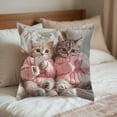 thumbnail image 5 of 1Pc Cute Animals Print Pillow Set Bedroom Living Room Sofa Cushion 18x18 inch For Couch Sofa Living Room Bedroom, Cat Lover Gifts, 5 of 6