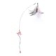thumbnail image 1 of Methold Juego interactivo para mascotas Teaser, palo divertido montado en la cabeza de silicona, juguete de plumas, Animal para interiores y exteriores, Juguetes para gatos Methold PT003914-00B, 1 of 6