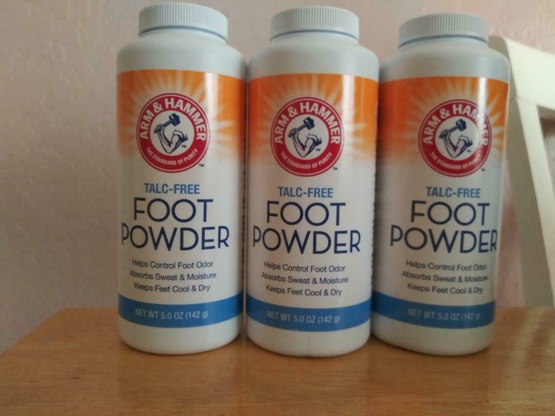 Arm & Hammer TalcFree Odor Control Foot Powder, Set of Three(3), 5 oz