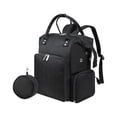 thumbnail image 1 of Bolsa de tejer mochila para ganchillo impermeable portátil hilo negro, 1 of 9