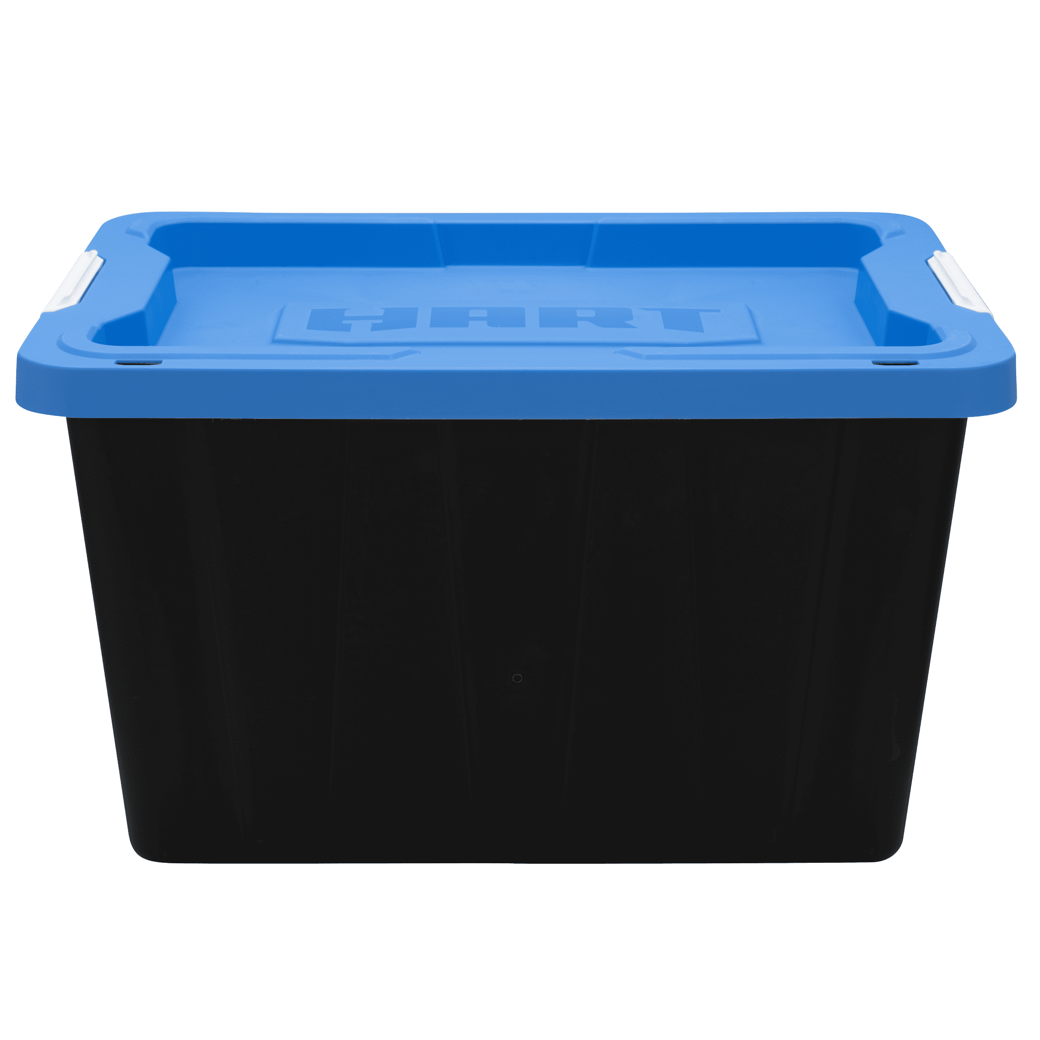  American Lifting 12-Gallon Storage Containers - Tough with Lids  Durable Stackable - Keep Your Belongings Safe and Organized - (4 Pack -  Blue)