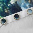 thumbnail image 4 of Feelyou Kawaii Dragon Blackout Curtains Set of 2 (52x84 Each) for Men Boys, Mountain Animal Window Curtains, Green Blue, 4 of 6