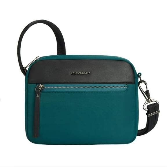Travelon Anti-Theft Addison Small Crossbody, Evergreen