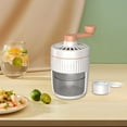 thumbnail image 6 of Manual Rotary Ice Crusher Ice  Shaved Ice Machine (No Electricity Required) Lightweight Mini Size with Ice Cube Tray for Home Orange Handle, 6 of 8