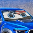 thumbnail image 2 of Yuyamidu Blue Ege Car Sunshades for Windshield Sun Shade American Flag Auto Front Window Sunshade for Car SUV Truck Van Accessories UV Protection Keep Your Vehicle Cool, 2 of 7