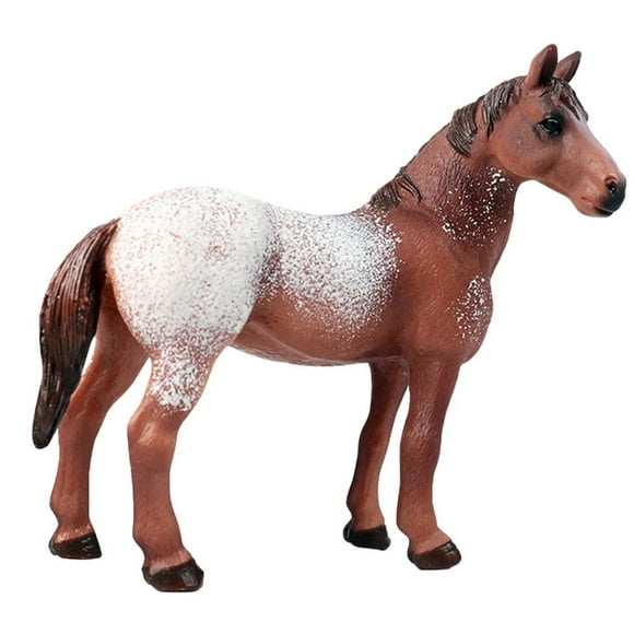 DEELLEEO Simulated Horse Toy Horse Model Wild Animals Craft Animals Model Toy for Kids