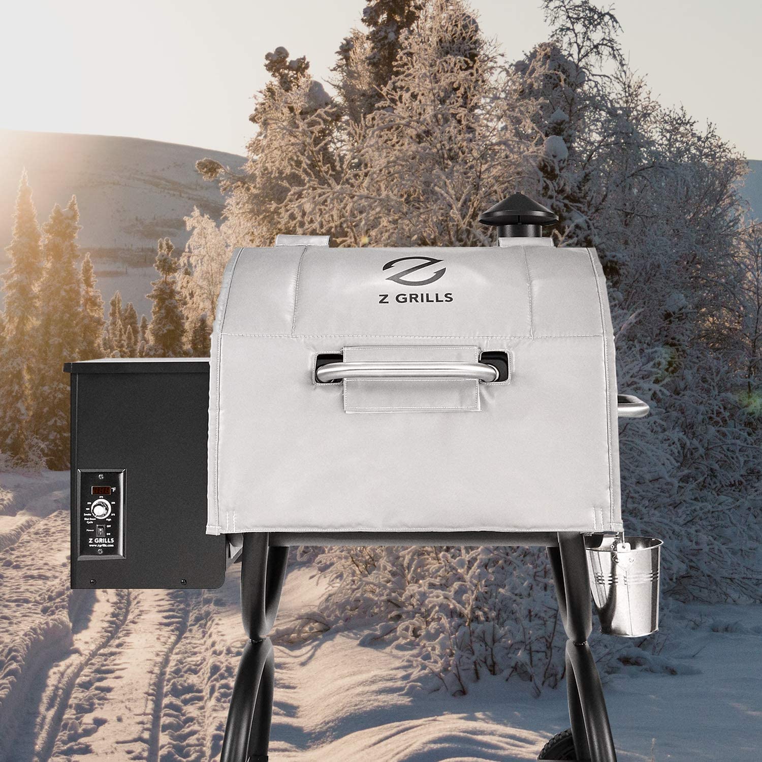 Z GRILLS Thermal Blanket for ZPG 550A -Keep Consistent temperatures & Save Pellet-Enjoy BBQ All Year Round Even Cold Winter - image 4 of 7