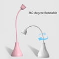 thumbnail image 2 of Desktop Rechargeable Manicure Lamp Nail Patch Mini Quick-drying Phototherapy Machine 360-degree Rotatable Rose-shaped Curing Lamp, 2 of 7