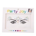 thumbnail image 3 of Seitruly Joyas para la frente de ojos, pegatinas autoadhesivas de diamantes de imitación, maquillaje facial ostentoso, decoraciones DIY para mujeres, Tratamientos faciales Tipo 6 Seitruly CE013627-06B, 3 of 6