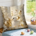 thumbnail image 4 of Djunllk Pillow Covers 18x18, Spring & Easter Cozy & Breathable Holiday Home Farmhouses Decorative Pillowcases, 4 of 6