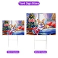 thumbnail image 5 of Watercolor Hello Winter Corgi Chill Christmas Welcome Yard Sign Welsh Corgi Dog Lover Gifts Idea Outdoor Home Lawn Garden Porch Decor - 00016, 5 of 5
