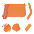 thumbnail image 2 of Pill Counting Tray Orange NonContact Clean Pills Dispenser Tray with Spatula Transparent Lid, 2 of 8