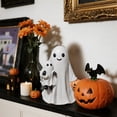 thumbnail image 4 of HUASHENG Figurine en Résine d'Halloween & Décoration de Citrouille Mignonne Faite à la Main Statue de Table Parfaite pour Décoration Maison d'Halloween, 4 of 5