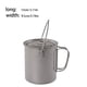 thumbnail image 5 of Sonducket Taza para acampar al aire libre, portátil para senderismo, pesca, Picnic, barbacoa, jarra, Camper, taza para cocinar, utensilios de Kits de desorden para acampar 900ml Sonducket OD027648-01B, 5 of 6