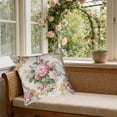 thumbnail image 4 of HuiXinOu Flower Printed Pillow Case with Hidden Zipper, Decorative Cushion Cover for Living Room Bedroom Office, Soft Home Decor, 4 of 6