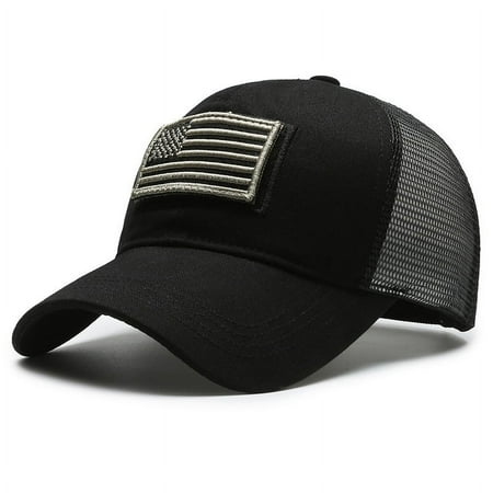 American Flag Baseball Cap for Men Women Low Profile USA Army Tactical Operator Military Plain Dad Hat