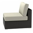 thumbnail image 2 of Modway Sojourn Aluminum Fabric and Rattan Patio Armless Chair in Canvas/Beige, 2 of 3