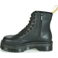 thumbnail image 2 of Dr. Martens Womens Jadon II Mono Vegan 8 Eye Boots Shoes Platform - Black, 2 of 6