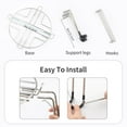 thumbnail image 2 of XD4-Water Filter Stand Compatible with Berkey Big, Royal and Travel System, 9'' Diameter 6'' Tall Countertop Stainless Steel Stand with Hooks for Most Medium Gravity Fed Water Coolers*04, 2 of 7