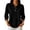 14# Black, variant on Women Collared Polo Shirt Sleeve Top 2026 Summer Trendy Breathable Workout Blouse Relaxed Fit Button Shirts Army Green S