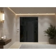 thumbnail image 6 of Front Exterior Prehung Steel Door / Ronex 1033 Teak / 2 Side and Top Exterior Window Sidelite / Entry Metal Modern Painted W16+36+16" x H80+16" Left hand Inswing, 6 of 6