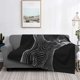 thumbnail image 2 of Fotbe Geometric Lines Dog Art Manta de Franela con Estampado, Manta Ultrasuave para Cama, Sofá, Auto, Hipoalergénica y Antibolitas-50"x40", 2 of 6